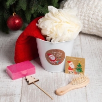 Подарочный набор новогодний Этель "С Новым годом", полотенце и аксессуары Подарочный набор новогодний Этель "С Новым годом", полотенце и аксессуары