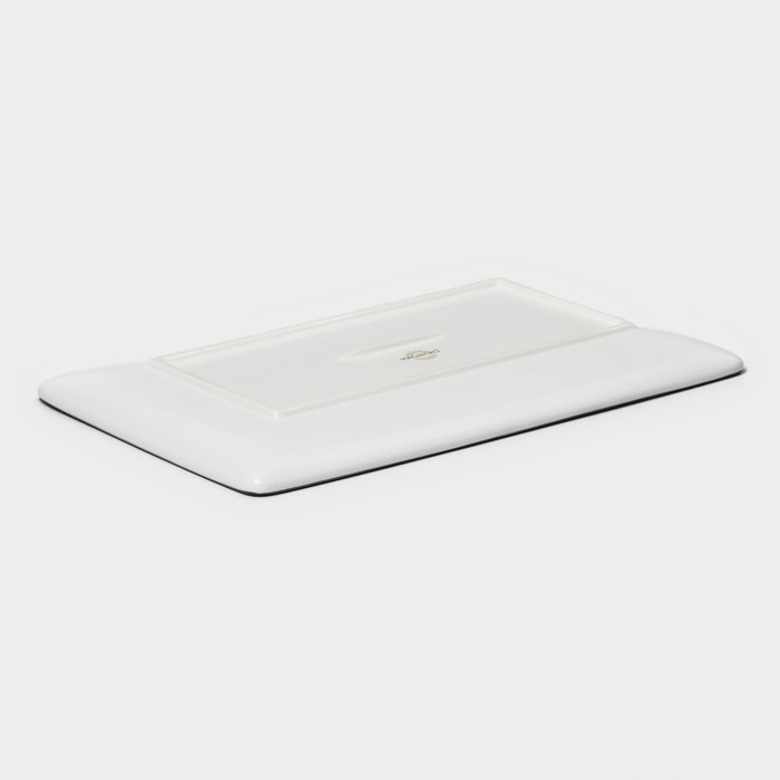 Блюдо фарфоровое сервировочное Magistro Hypnose, 27×16,5×2 см Блюдо фарфоровое сервировочное Magistro Hypnose, 27×16,5×2 см