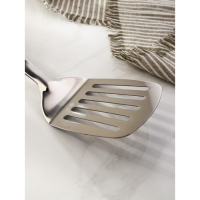 Лопатка из нержавеющей стали с отверстиями Доляна Home, длина 38,5 см, толщина 3 мм Лопатка из нержавеющей стали с отверстиями Доляна Home, длина 38,5 см, толщина 3 мм