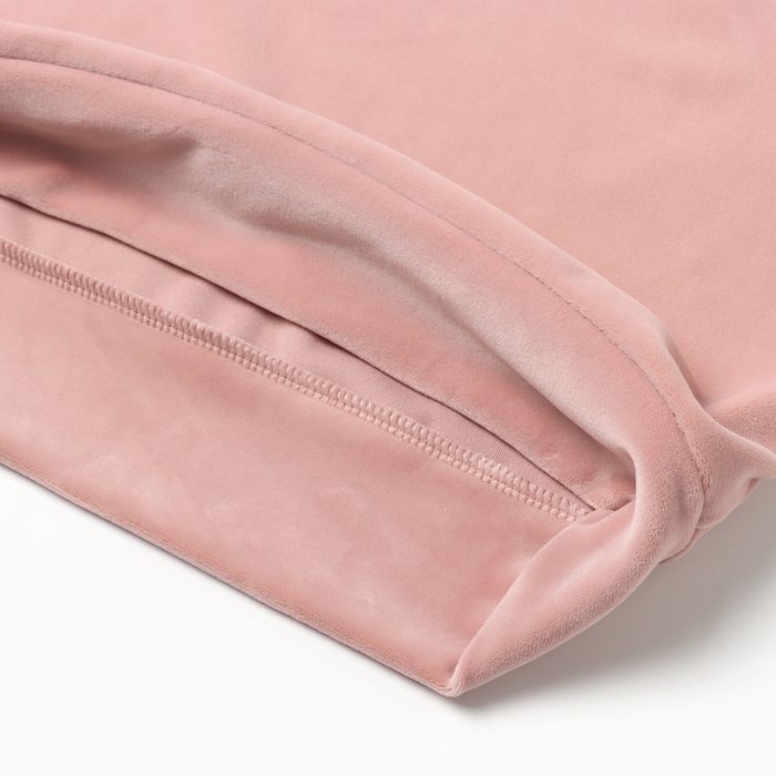 Костюм детский (свитшот, лосины) KAFTAN Plushy р.34 (122-128), розовый