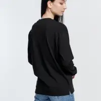 Футболка унисекс с длинным рукавом Pioneer LSL, черная, размер XXL