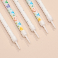 Свечи для торта "Сердца", 12 шт, белые