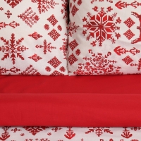 Постельное бельё &laquo;Этель&raquo; 1.5 сп Christmas sketch 143х215 см,150х214 см, 70х70 см 2 шт, поплин