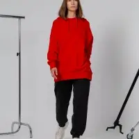 Худи унисекс Vozduh 2.0, красное, размер XL/ XXL