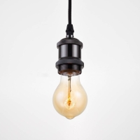 Светильник BayerLux "Эдиссон" Е27 60Вт черный хром 10х10х100см