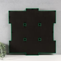 Мультирамка PLATINUM коллаж на 9 фото 10х15 см, зелёный с золотом Мультирамка PLATINUM коллаж на 9 фото 10х15 см, зелёный с золотом