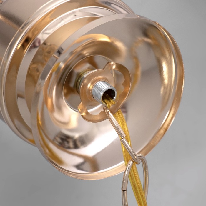 Люстра Люстра "Руби" 3х40Вт Е27 Золото 55х55х85(45)см