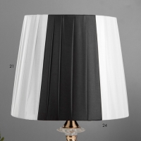 Настольная лампа с подсветкой "Арвен" Е27 40Вт золото 24,5х24,5х44 см