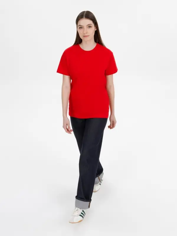 Футболка T-Bolka 180 красная, размер XS