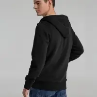 Толстовка унисекс на молнии Sherpa черная, размер L Толстовка унисекс на молнии Sherpa черная, размер L