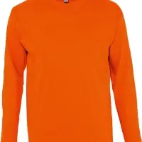 Футболка мужская с длинным рукавом Monarch 150 оранжевая, размер M