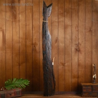 Сувенир дерево "Кошка с узором на лапках" 150х23х11 см