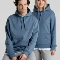 Толстовка с капюшоном унисекс King, серо-синяя, размер 3XL Толстовка с капюшоном унисекс King, серо-синяя, размер 3XL