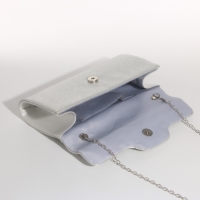 Сумка-клатч на магните, цвет серебряный Сумка-клатч на магните, цвет серебряный