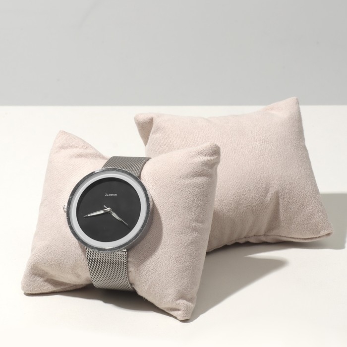 Подставка для часов, браслетов, флок, 12 мест, 35&times;24&times;5 см, цвет серо-бежевый