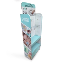 Стойка Mum&Baby 2 полки + 12 крючков металл 20см Стойка Mum&Baby 2 полки + 12 крючков металл 20см