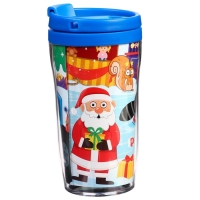 Термостакан с пазлом &laquo;Синий трактор: Новый год в городе&raquo;, 54 элемента, 250 мл