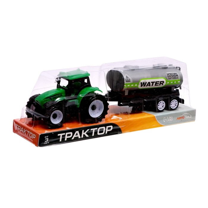 Трактор инерционный &laquo;Фермер&raquo;, с прицепом