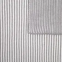 Шарф Nobilis, белый с серым Шарф Nobilis, белый с серым