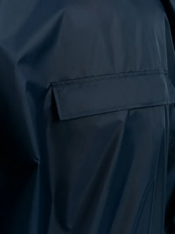 Дождевик-анорак Alatau, укороченный, темно-синий, единый размер