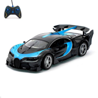 Машина радиоуправляемая &laquo;Широн&raquo;, открываются двери, работает от батареек, цвет синий