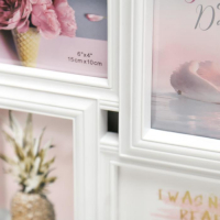 Фоторамка пластик на 6 фото 10х15 см "Ты и я" белая 39х46,5 см Фоторамка пластик на 6 фото 10х15 см "Ты и я" белая 39х46,5 см