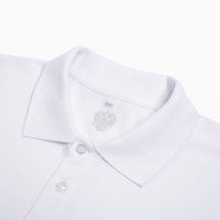 Поло с длинным рукавом President, размер S, цвет белый