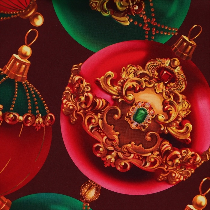 Новый год. Пакет подарочный новогодний под бутылку, упаковка Новый год. Пакет подарочный новогодний под бутылку, упаковка "Шары", 12 х 36 х 8,5 см.