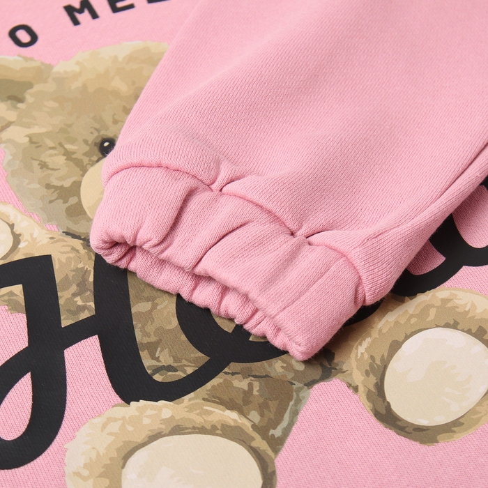 Костюм детский (джемпер, брюки) KAFTAN Hello р.32 (110-116), розовый Костюм детский (джемпер, брюки) KAFTAN Hello р.32 (110-116), розовый