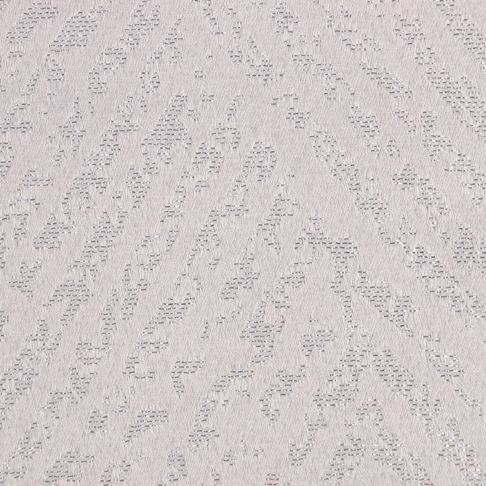 Скатерть Этель "Зигзаг" цв.серебро, 142*283 +/-3 см, 115 &plusmn;10 гр,100% п/э