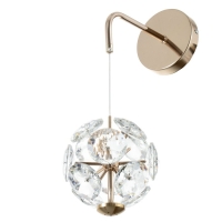 Бра "Джасил" LED 5Вт золото 19,5х12,5х43-130 см Бра "Джасил" LED 5Вт золото 19,5х12,5х43-130 см