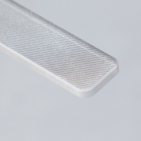 Пилка стеклянная для ногтей, лазерная, 9 см, в пластиковом футляре