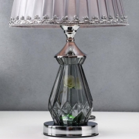 Настольная лампа 16689/1 E27 40Вт хром 26х26х55 см RISALUX