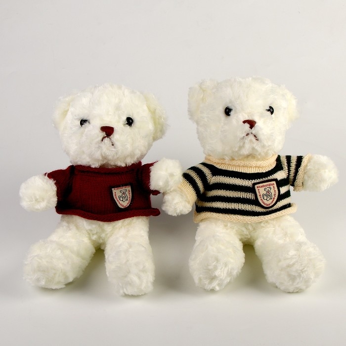 Мягкая игрушка &laquo;Медведь&raquo; в кофте, 29 см, цвет белый