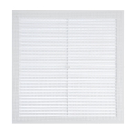 Решетка вентиляционная "КосмоВент" Л300, 300 х 300 мм, с сеткой, неразъемная