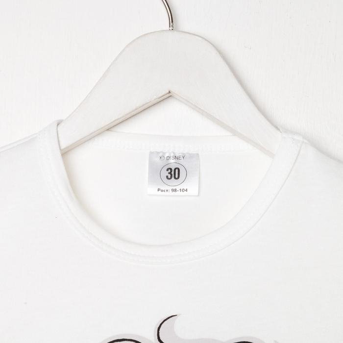 Футболка детская &laquo;Эльза&raquo;, Холодное сердце, рост 86-92, белый