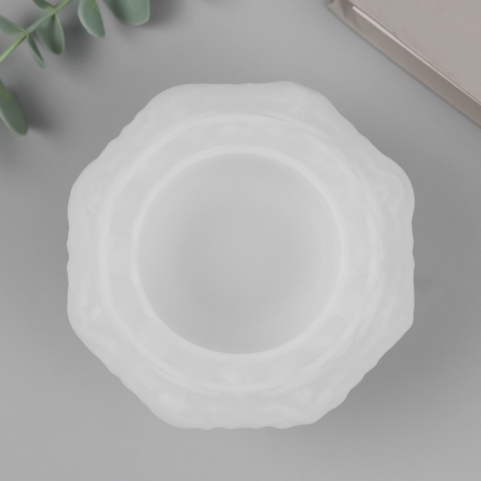 Молд силикон "Подсвечник. Купава" 11,2х11,2х7,7 см