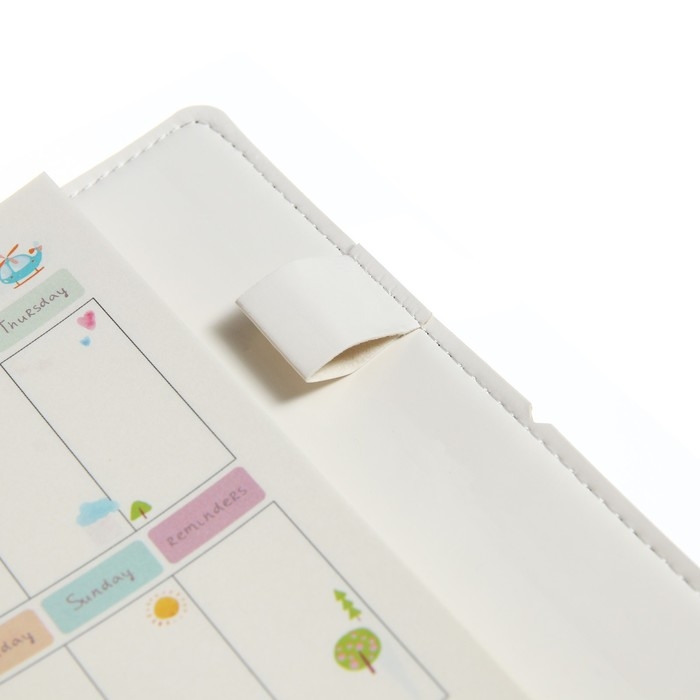 Записная книжка А5, 160 листов на кольцах DAILY JOURNAL, обложка искусственная кожа, блок с иллюстрациями 80 г/м2, МИКС