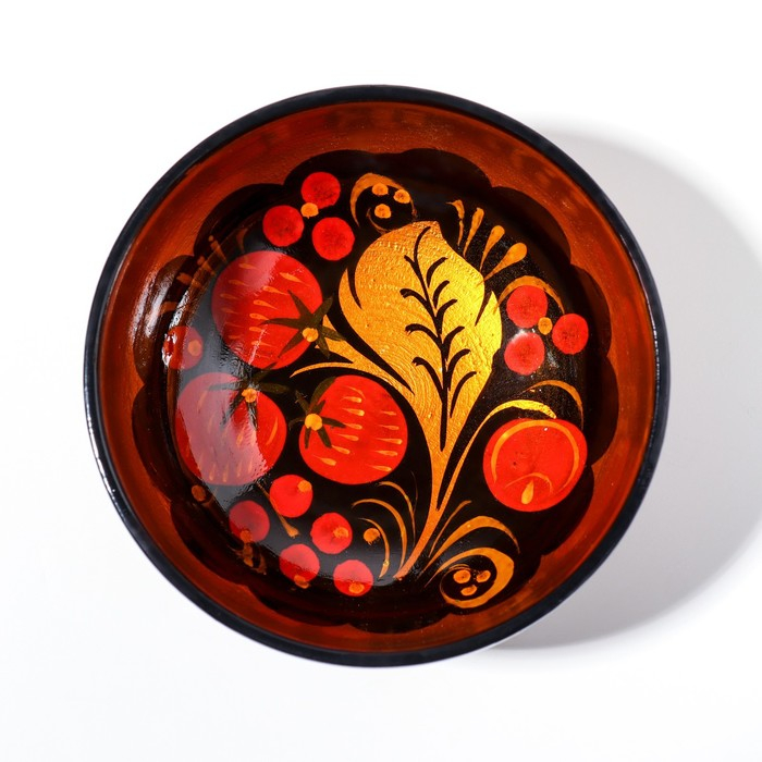 Розетка, 10&times;4 см, хохлома