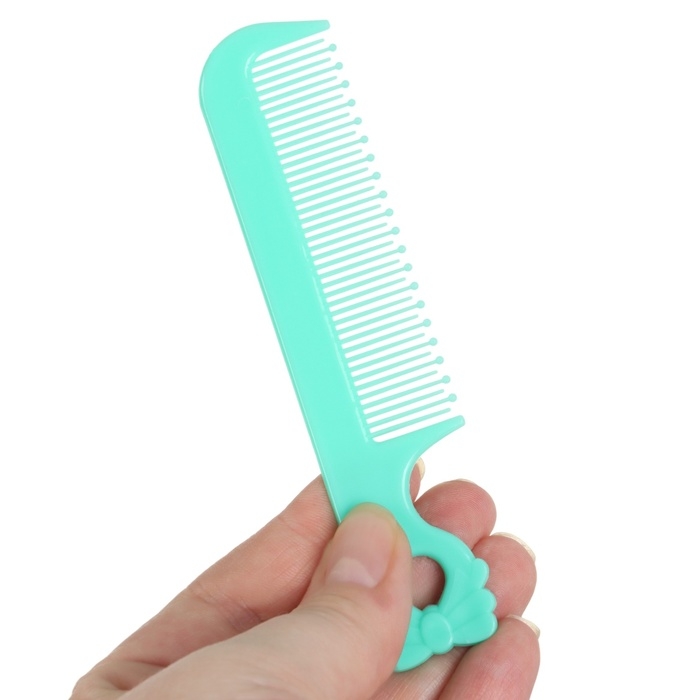 Набор расчёсок с погремушкой &laquo;Панда&raquo;, 2 предмета: расчёска с зубчиками + щётка