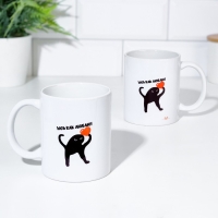 Кружка чайная керамическая "УХ как люблю" Кружка чайная керамическая "УХ как люблю"