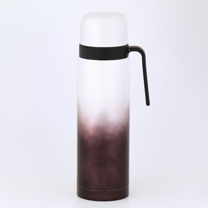 Термос, 1 л, Гильза "Мастер К.", с кружкой, сохраняет тепло 24 ч