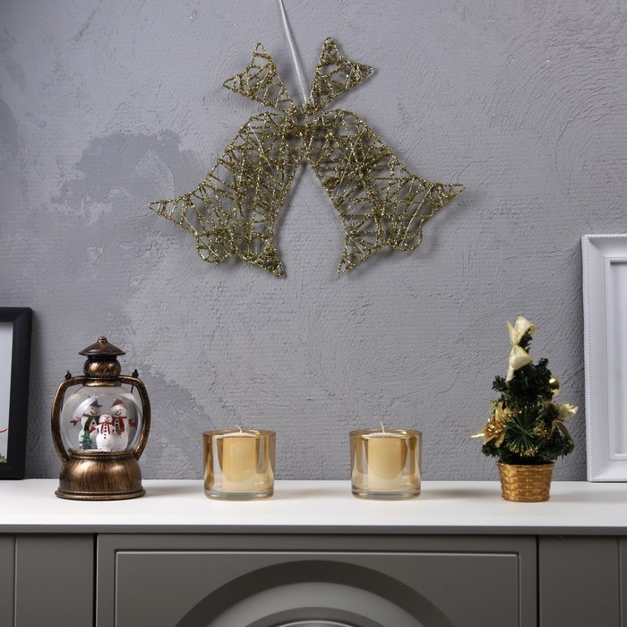 Светодиодная фигура «Колокольчики» 42.5 × 30 см, металл, батарейки ААх2 (не в комплекте), свечение тёплое белое Светодиодная фигура «Колокольчики» 42.5 × 30 см, металл, батарейки ААх2 (не в комплекте), свечение тёплое белое