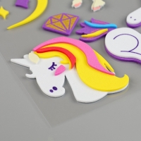 Набор наклеек из EVA "Единороги", 11 шт Набор наклеек из EVA "Единороги", 11 шт