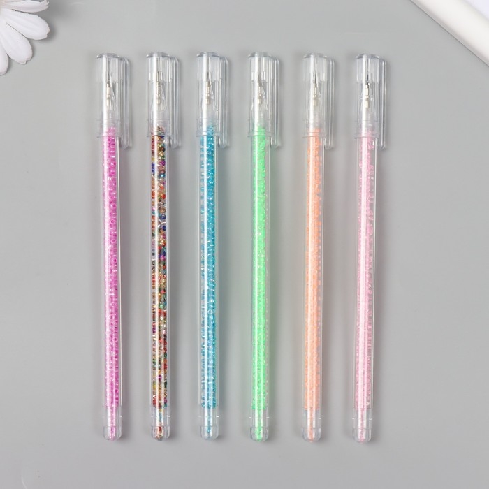 Нож для бумаги Нож для бумаги "Бисер" 0,9х16 см МИКС