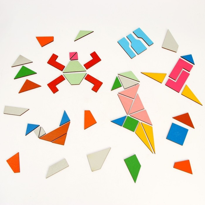 Развивающая доска &laquo;Сложи квадрат&raquo; 2 уровень сложности