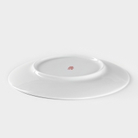 Тарелка фарфоровая &laquo;Лев&raquo;, d=20 см, белая