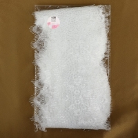 Кружево реснички, 110 мм &times; 9 &plusmn; 0,5 м, в бобине 3 шт по 3 м, цвет айвори