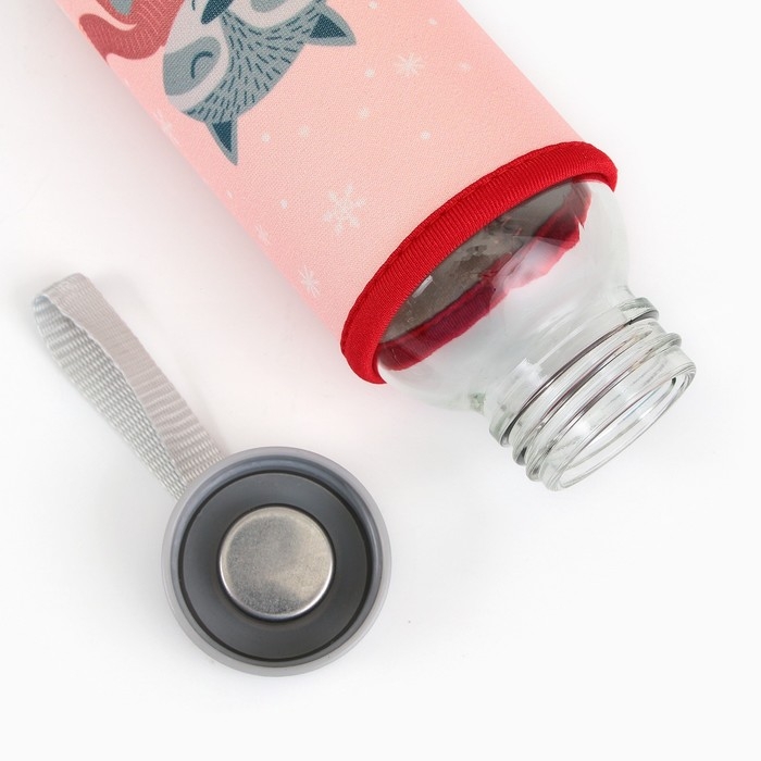 Новый год. Бутылка для воды &laquo;Енотик&raquo;, 350 мл