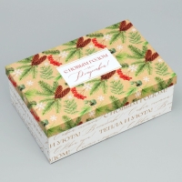 Набор коробок подарочных 15 в 1 &laquo;С Новым годом!&raquo;, 12 х 6.5 х 4 см - 46.5 х 30 х 17.5 см, Новый год